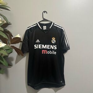 2004 Real Madrid Zidane Black Away Kit